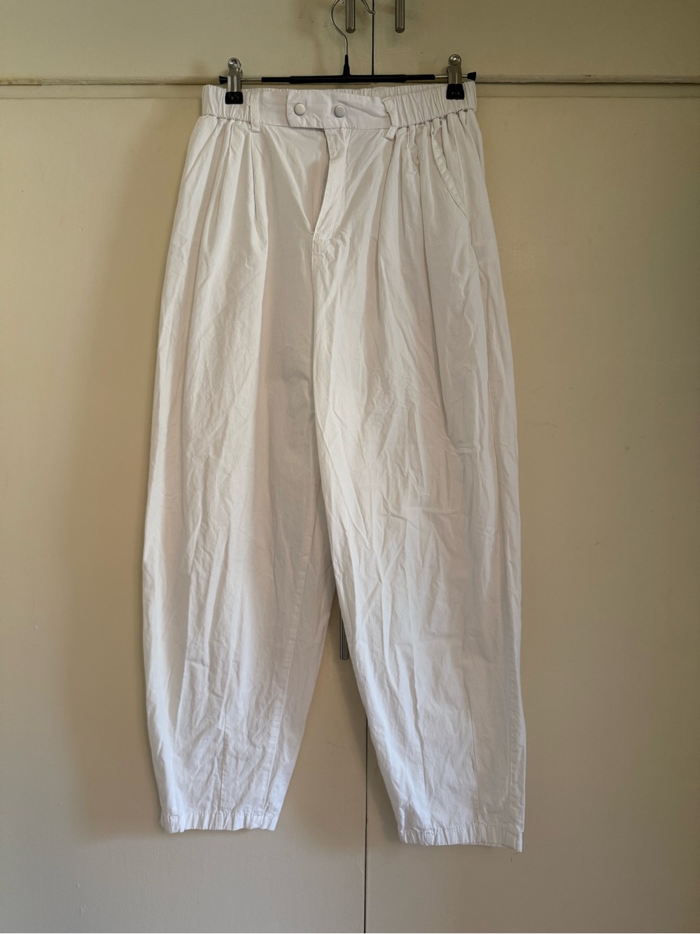 White Classic Summer Pants - Oscar Street